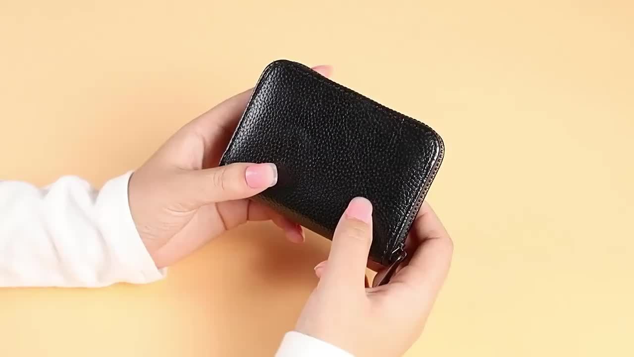 PU Leather Card Holder (New) Mini Card Holder, 22 Card Slots Business Card Case Purse Credit Card Holder Wallet