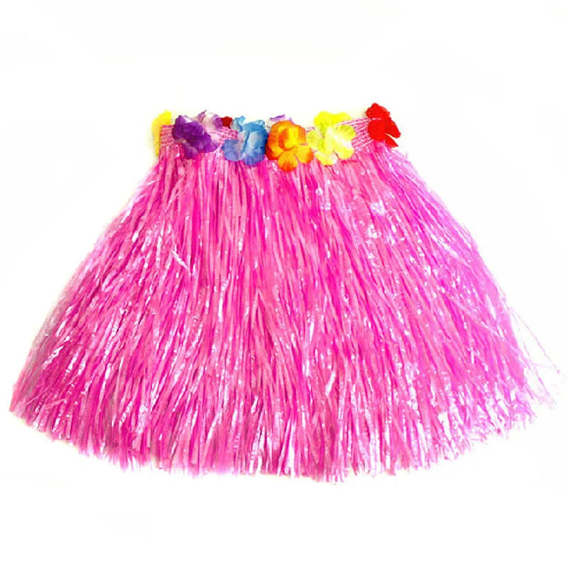 Halloween Performance Props Children's Adult Hawaiian Hula Costume Show Set Custom Straw Cosplay Dresses Holloween Party Supply