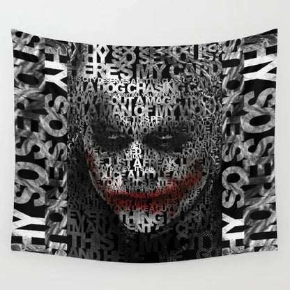 Holloween switch ghoul skull bat wall art tapestry background wall decoration square polyester peach skin wall hanging tapestry