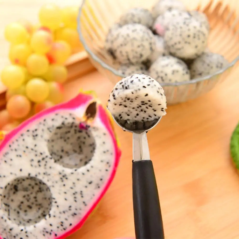 Kitchen Gadgets Double-Headed Multi-purpose Watermelon Digger Fruit Spoon Digging Ball Spoon Kitchen Accessories Stainless Steel