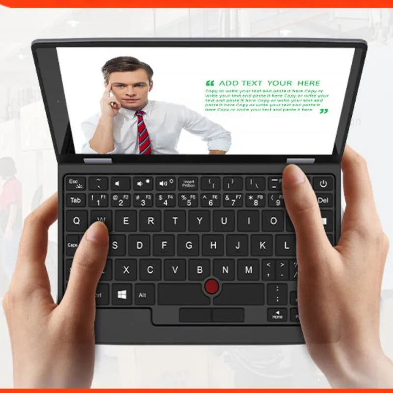 7 Inch Mini Laptop N4000 Notebook Touch Screen Portable Netbook Windows 10 Mini PC Micro Computer Bluetooth 4.2 12GB 1TB