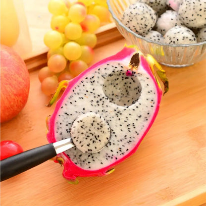 Kitchen Gadgets Double-Headed Multi-purpose Watermelon Digger Fruit Spoon Digging Ball Spoon Kitchen Accessories Stainless Steel