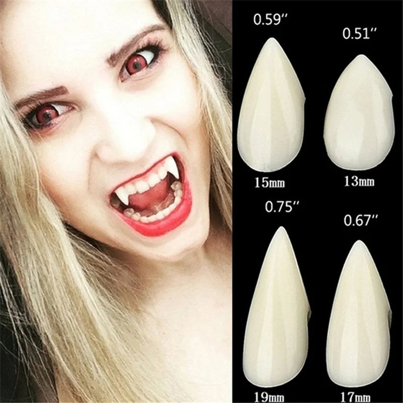 2pcs / Set of Halloween Vampire Zombie Denture Spoof Toys Party Denture Ball Props Denture  Holloween Party Decor