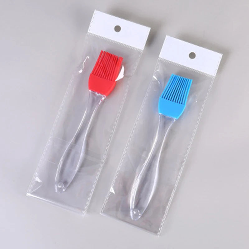 Silicone Spatula Barbeque Brush Heat Resistant Oil Condiment Brushes Cream Brushes Portable Bar Cake Baking Tools Kitchen Gadget