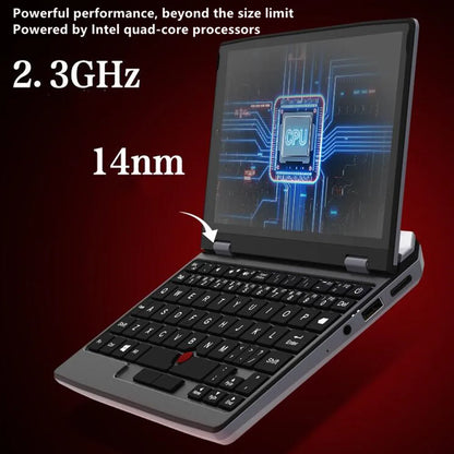 7 Inch Mini Laptop N4000 Notebook Touch Screen Portable Netbook Windows 10 Mini PC Micro Computer Bluetooth 4.2 12GB 1TB