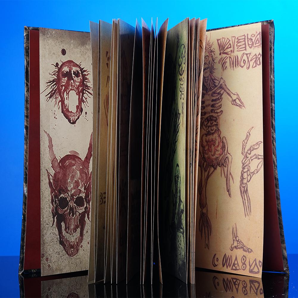 New Necronomicon Dark Magic Book Demon Evil Dead Summon Book Altar Ceremony Prop Book Halloween Living Room Desktop Decoration