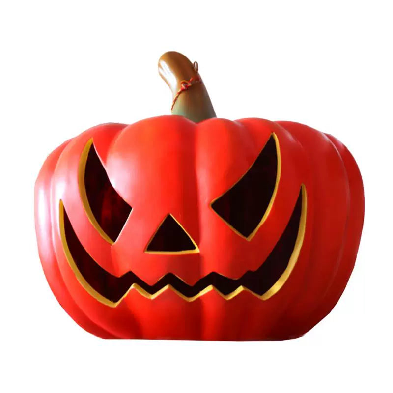 Halloween Decoration Pumpkin Lamp Large Theme Park Shopping Mall Art Gallery Block Outdoor Scene Sculpture Model Decoration