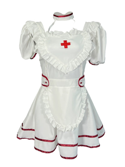 Cute Nurse Sister Pure Desire Wind Dress Cosplay Uniform Suit Halloween Sexy Internet Celebrity Streamer Clothing