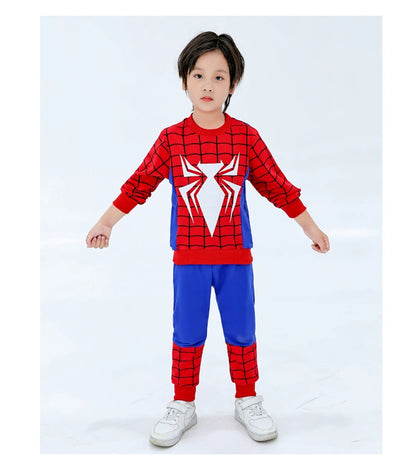 Children's Halloween Spider-Man Autumn Cartoon Sweatshirt