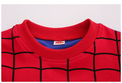 Children's Halloween Spider-Man Autumn Cartoon Sweatshirt