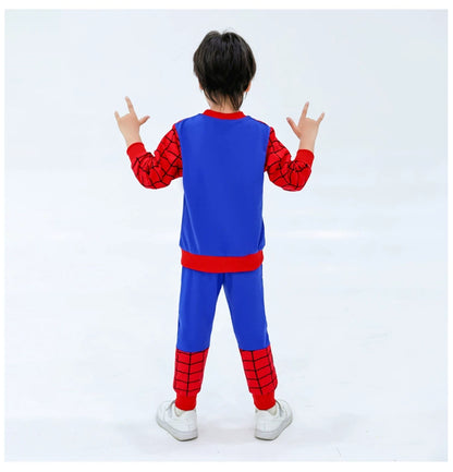 Children's Halloween Spider-Man Autumn Cartoon Sweatshirt