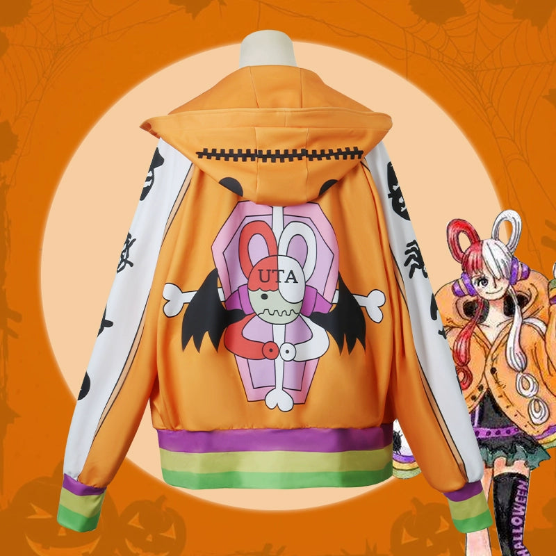 Halloween Cos Costume One Piece Red Theater Version Uta Uta Cos Costume Clothing Coat Wig Role Play