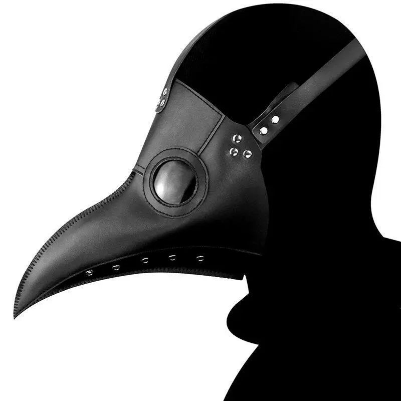 Halloween Costume Medieval Steampunk Cosplay Plague Doctor Beak Mask Costume Party Ball