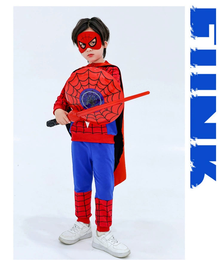 Children's Halloween Spider-Man Autumn Cartoon Sweatshirt