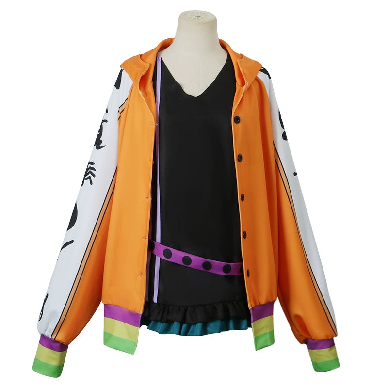 Halloween Cos Costume One Piece Red Theater Version Uta Uta Cos Costume Clothing Coat Wig Role Play