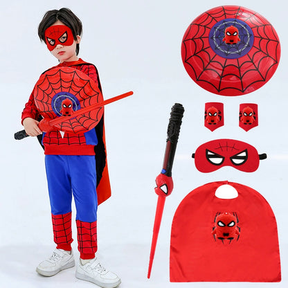 Children's Halloween Spider-Man Autumn Cartoon Sweatshirt