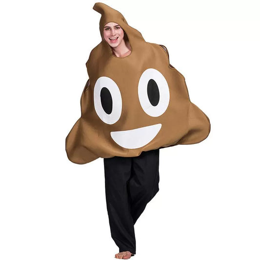 Halloween Costume Adult Cos a Piece of Shit Creative Poop Funny Cosplay Clothes Carnival Party Spoof Poop Costume