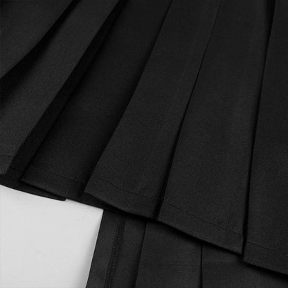 Medieval Pleated Men's Skirt Fashion Dark Punk & Rock Ashes Series Gothic Asymmetric Skirt Halloween