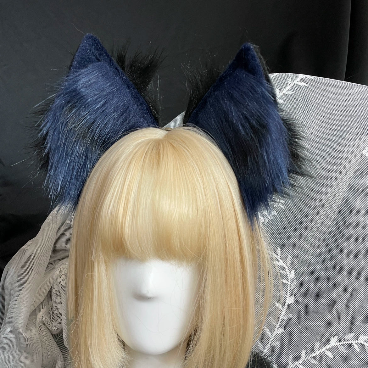 Lily Hand Workshop Original God Deserter Cos Animal Ears Beast Tail Hair Ears Cat Fox Props Comic Show Halloween Ornaments