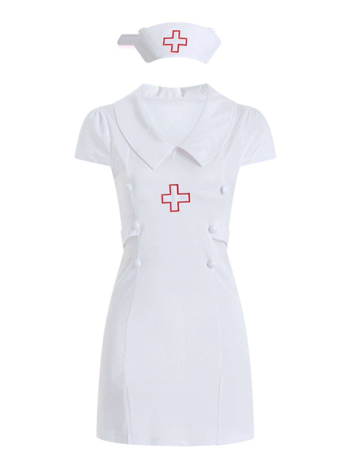 Halloween Nurse Cosplay Nightclub Anchor Uniform