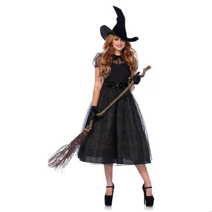 Halloween Cosplay Witch Dress Nightclub Attire Halloween Witch Costume