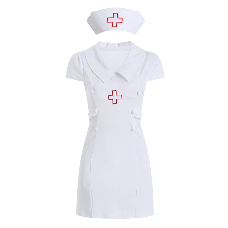 Freshh Halloween Sexy Cosplay Uniform Doctor Role Play Pure Desire Club Wear Anchor Nurse Suit