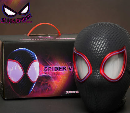 Myers Laser Eye Electric Spider-Man Headgear Eye Movable Blink Halloween Boyfriend Gift