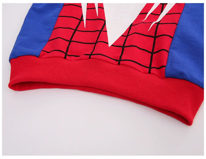 Children's Halloween Spider-Man Autumn Cartoon Sweatshirt