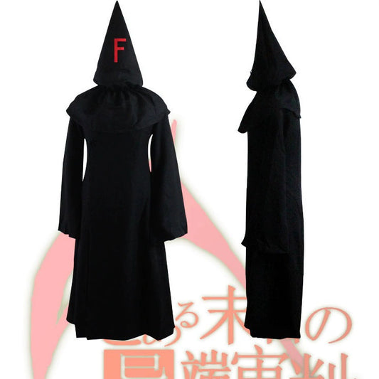 FFF Inquisition Group Clothes Cosplay Anime Ball Halloween Party Cos Costume Fool Guardian Force Cloak