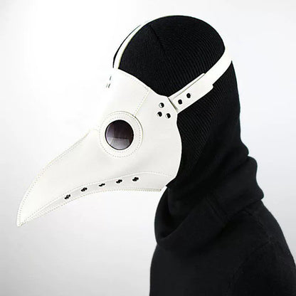 Halloween Costume Medieval Steampunk Cosplay Plague Doctor Beak Mask Costume Party Ball