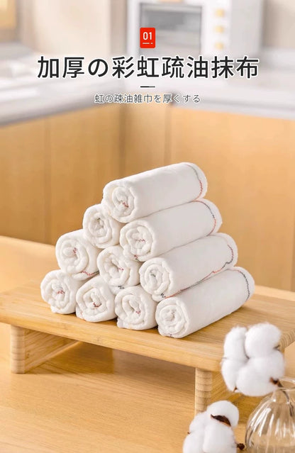 Oil-Free Kitchen Dedicated Absorbent Towel Dishcloth