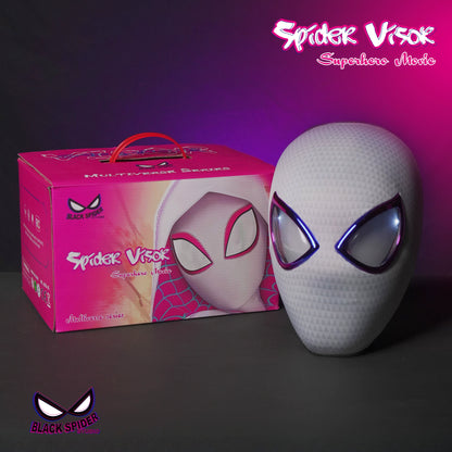 Myers Laser Eye Electric Spider-Man Headgear Eye Movable Blink Halloween Boyfriend Gift