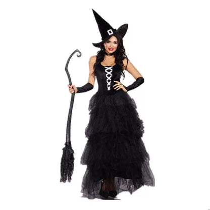 Halloween Cosplay Witch Dress Nightclub Attire Halloween Witch Costume