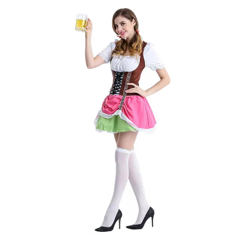 Halloween Queen Costume Bar Waiter Maid Costume