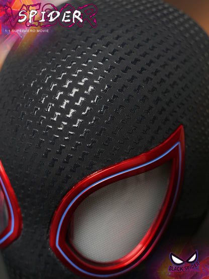 Myers Laser Eye Electric Spider-Man Headgear Eye Movable Blink Halloween Boyfriend Gift