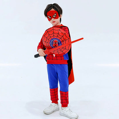 Children's Halloween Spider-Man Autumn Cartoon Sweatshirt