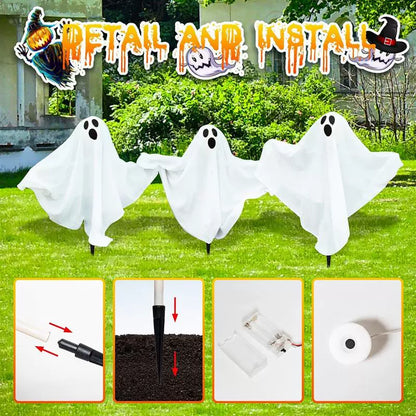 Halloween Floor Outlet Ghost Suit Outdoor Party Grass Yard Decoration Room Escape Props Ghost Ghost