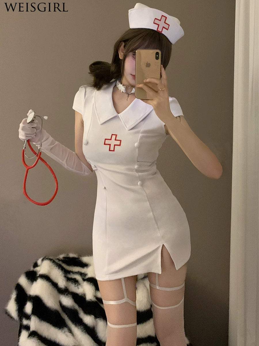 Little Nurse Dark Halloween Maid Uniform