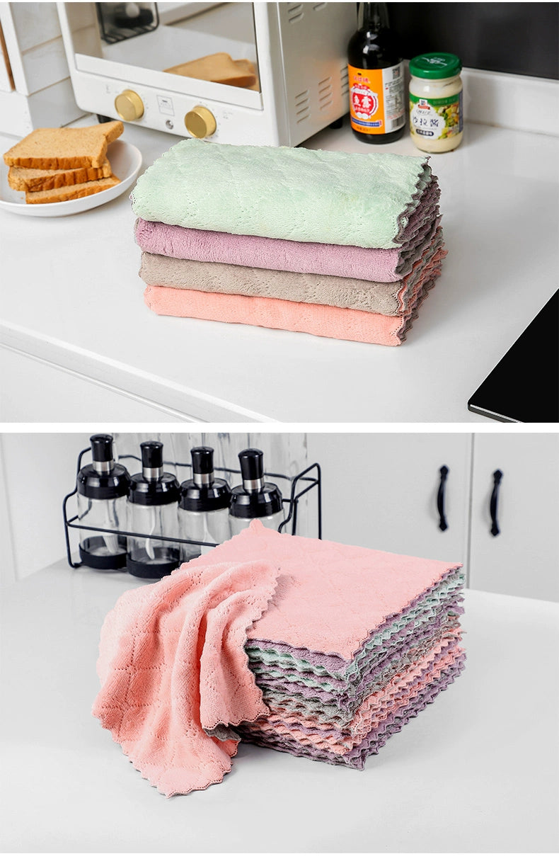 Wooki Rag Thickened Extra Large Non-Lint Kitchen