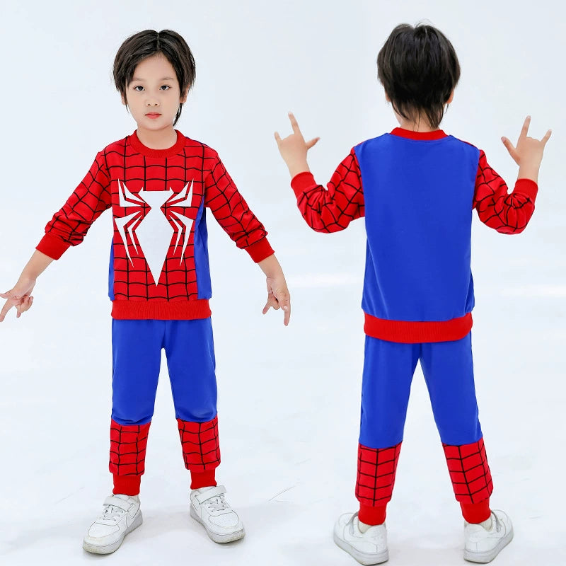 Children's Halloween Spider-Man Autumn Cartoon Sweatshirt