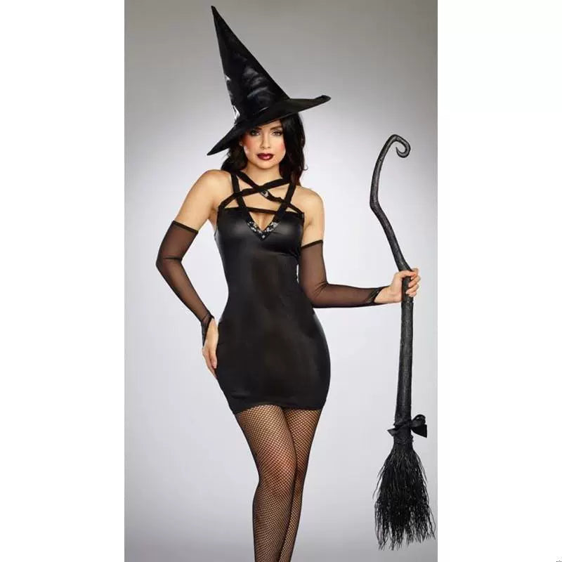 Halloween Cosplay Witch Dress Nightclub Attire Halloween Witch Costume