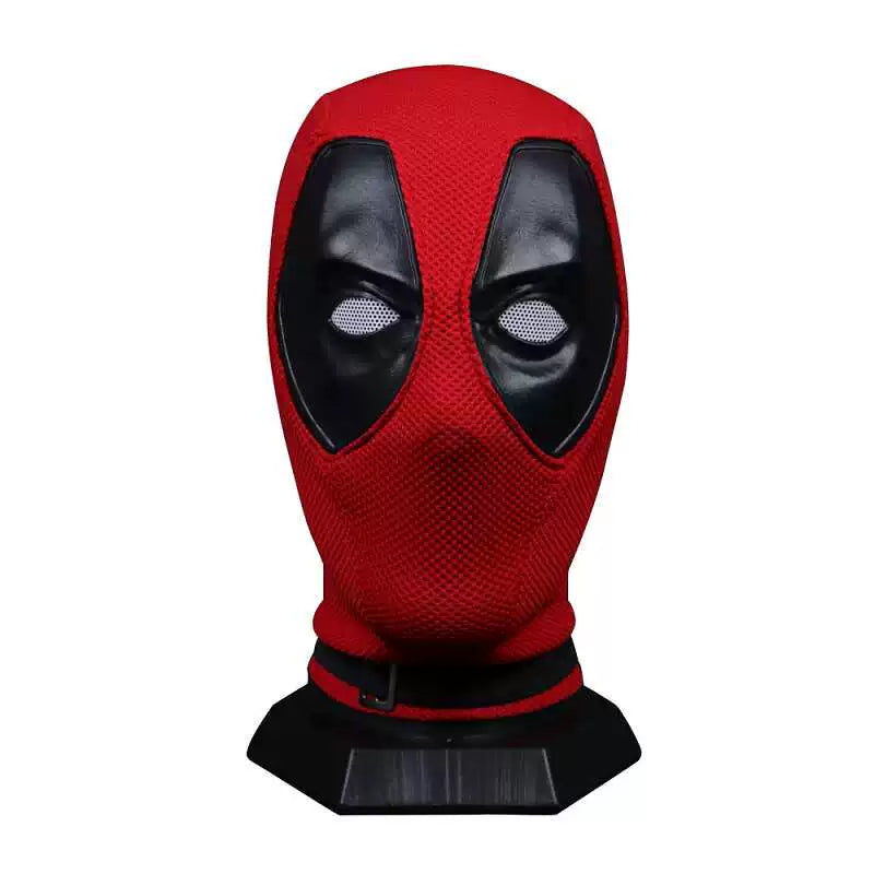 Marvel Movie Deadpool Headgear Cosplay Halloween Funny Prop Mask Peripheral Latex Mask Helmet