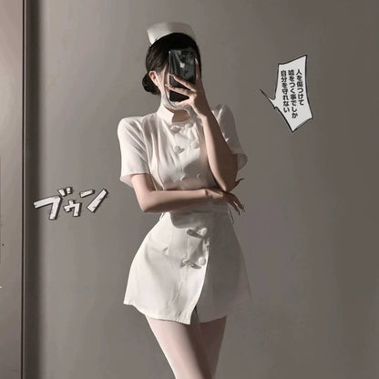 Sexy Pure Desire Nurse Uniform 2024 Suit Cosplay Sexy Doctor Halloween Night Maid