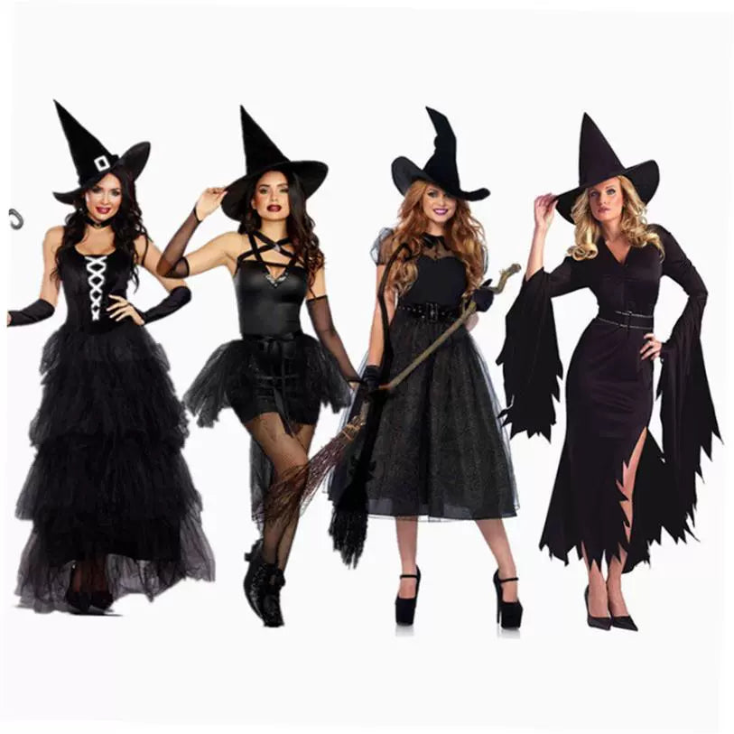 Halloween Cosplay Witch Dress Nightclub Attire Halloween Witch Costume