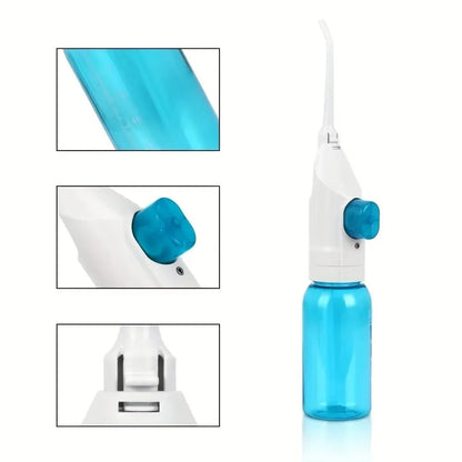 Household High Pressure Oral Irrigator Portable Teeth Clean Water Dental Floss Manual High Pressure Water Toothpick