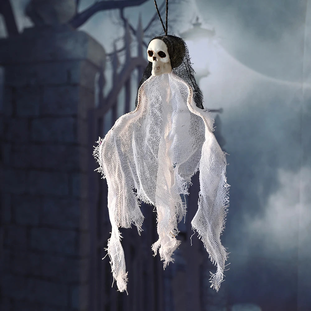 Horrifying Halloween Skeleton Ornaments Outdoor Ghost Haunted House Escape Hanging Pendants Holloween Party Decrorations Props