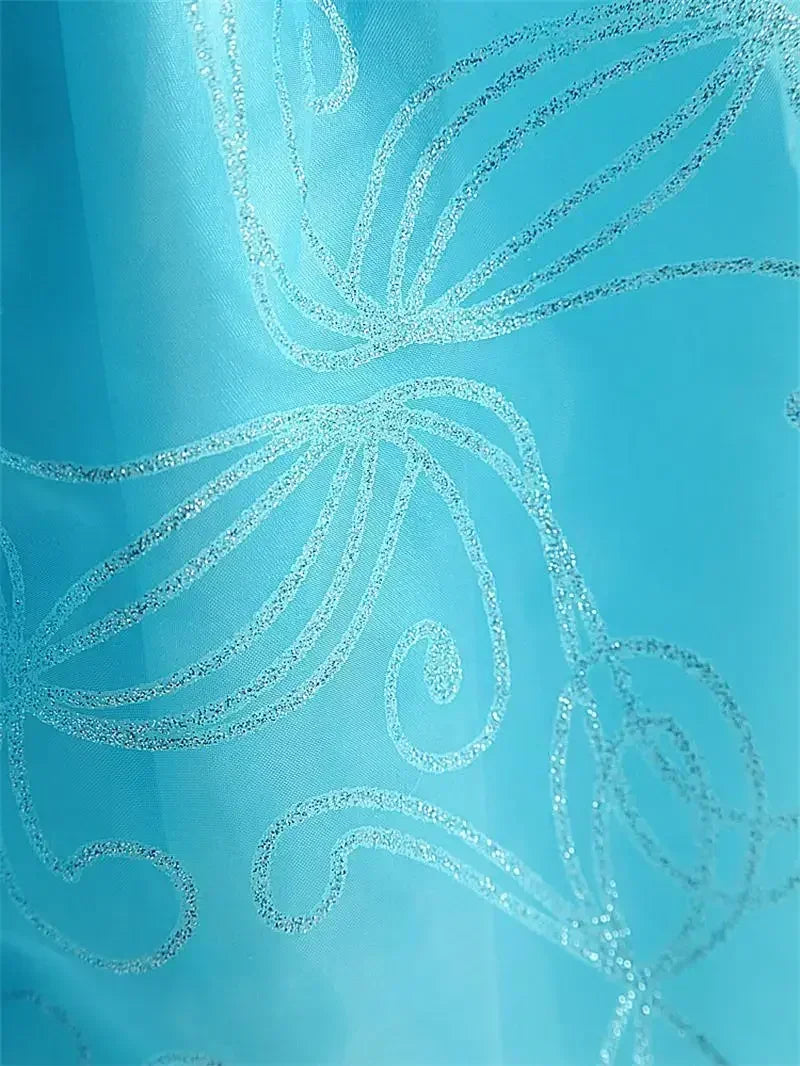 2024 Fancy Queen Frozen Elsa Anna Costume Girls Princess Dress Toddler Halloween Cosplay Party Vestidos For 3-10 Years