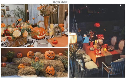 Halloween Pumpkin Lamp Cut Out Led Luminous Shape Funny Shopping Mall Park Indoor Outdoor Decoration Props Ornaments