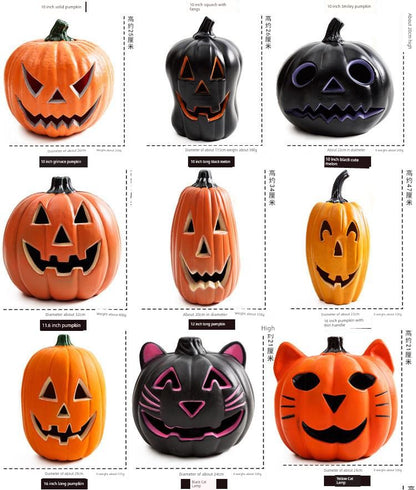 Halloween Pumpkin Lamp Cut Out Led Luminous Shape Funny Shopping Mall Park Indoor Outdoor Decoration Props Ornaments