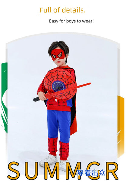 Children's Halloween Spider-Man Autumn Cartoon Sweatshirt